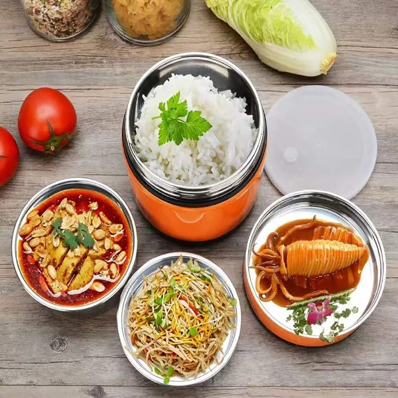 Factory Wholesale Portable Lunch Box School Food Containers 304 Stainless Steel Vacuum Insulated Food Grade - view 4