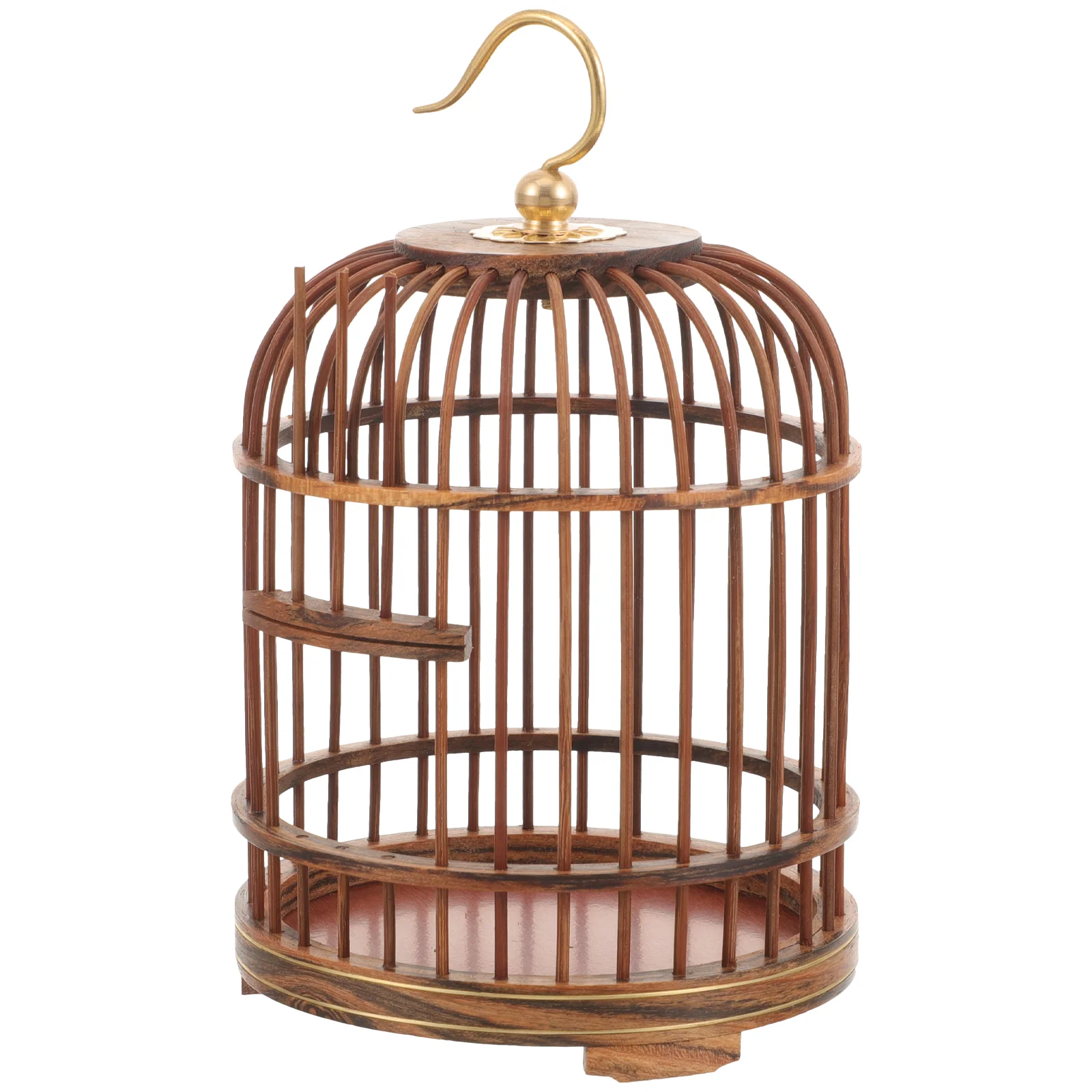 

Hanging Bird Cage Wooden Bird Cage Decor Parrot Cage Vintage Bird Cage Hanging Bird Cage for Birds cage ornament