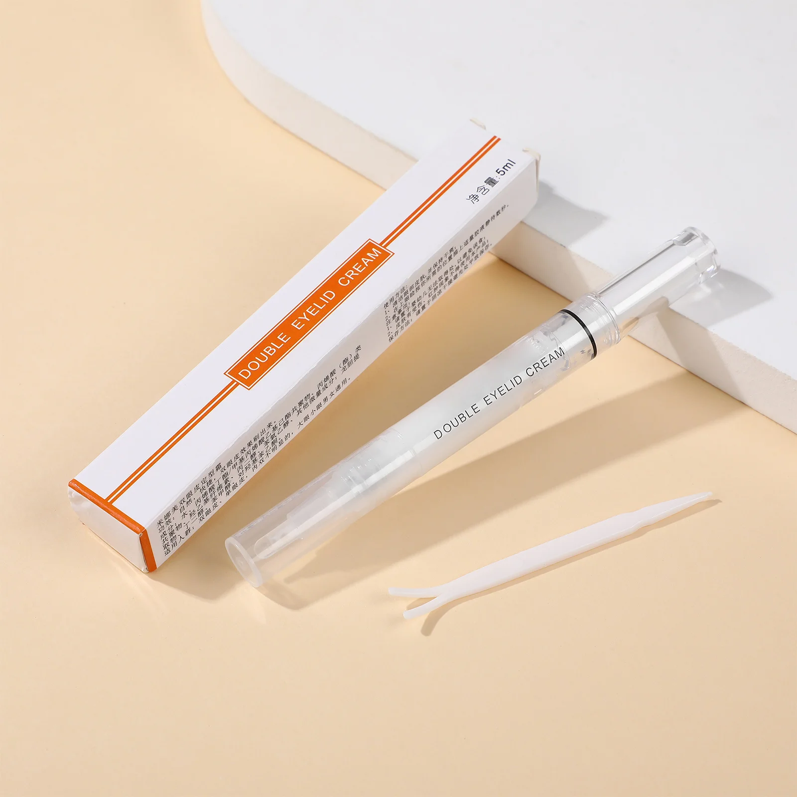 4-set dubbele ooglidvormende crème Onzichtbare waterdichte langdurige lijm voor grote ogen Make-up Pen Ooglidgereedschap Accessoires