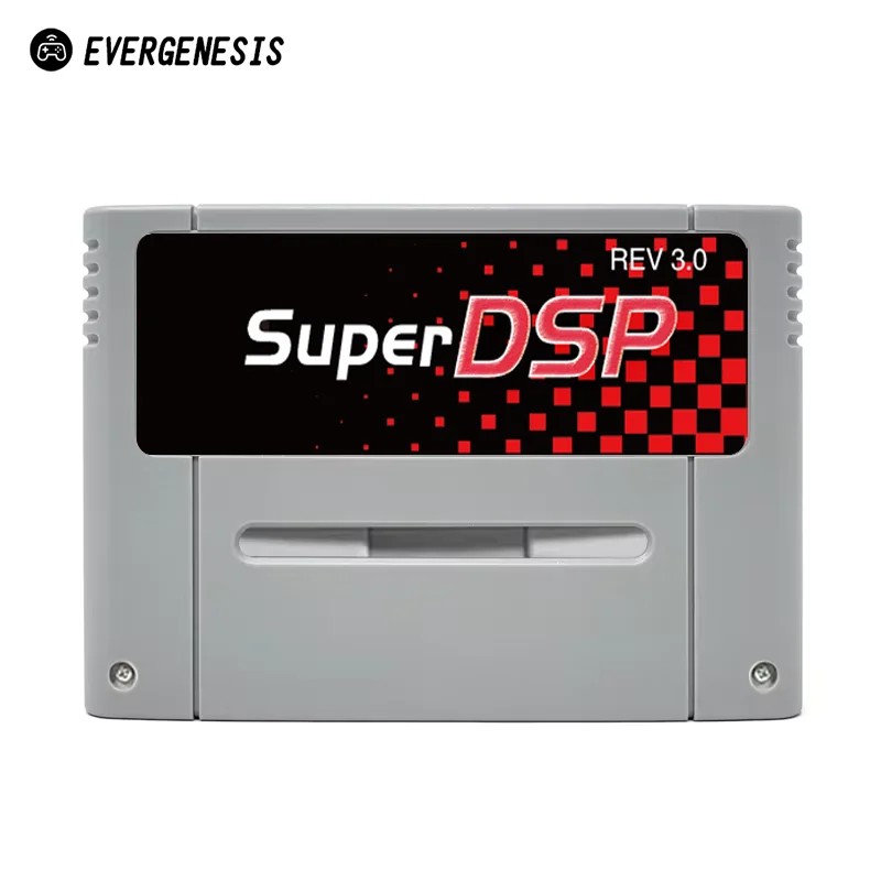 

EVERGENESIS SNES REV3.0 Game Cartridge 3000 in 1 Support DSP1/2/3/4 Flash Card For SNES SFC Game Console With 8G TF Card