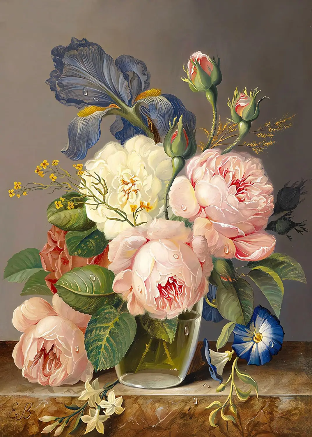 Um monte de flores 500/300/120 peças quebra-cabeças desafiadores jogos de atividades familiares para quarto sala de estar presente de festa