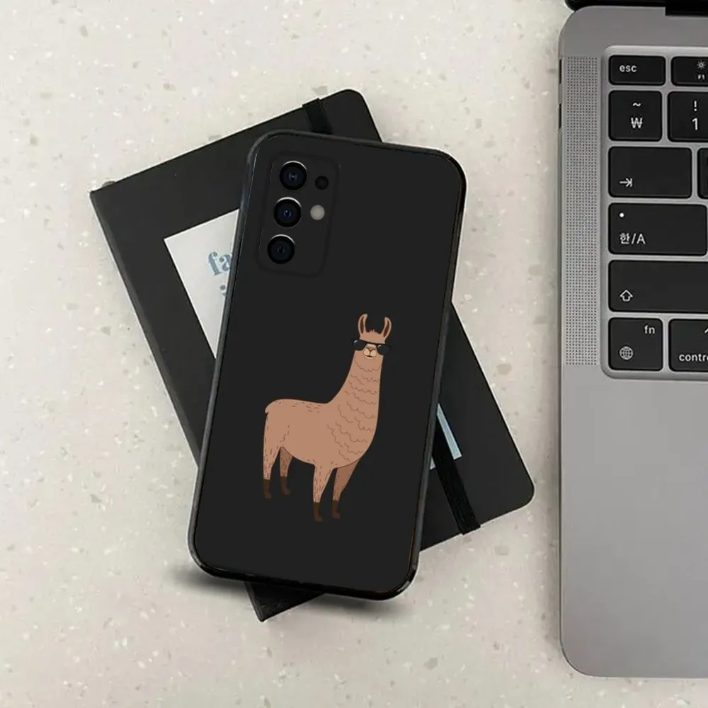 Lama Llama Alpacas Phone Case For Samsung S24,S21,S22,S23,S30,Ultra,S20,Plus,Fe,Lite,Note,10,9,5G Black Soft Cover