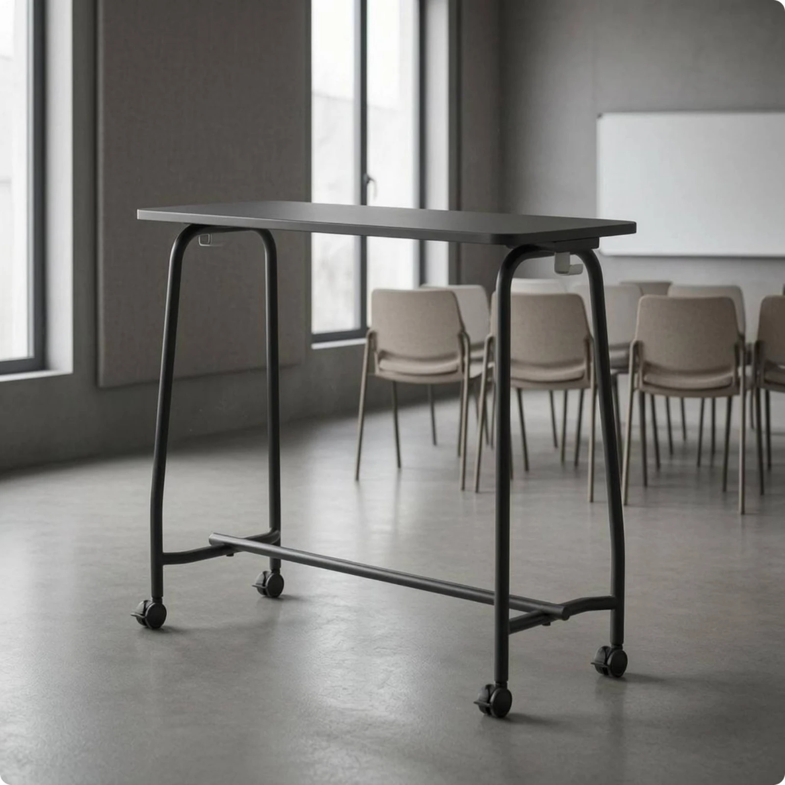 โต๊ะฝึกอบรมเคลื่อนที่ โต๊ะฝึกอ - Office Furniture Table บทวิจารณ์และราคา