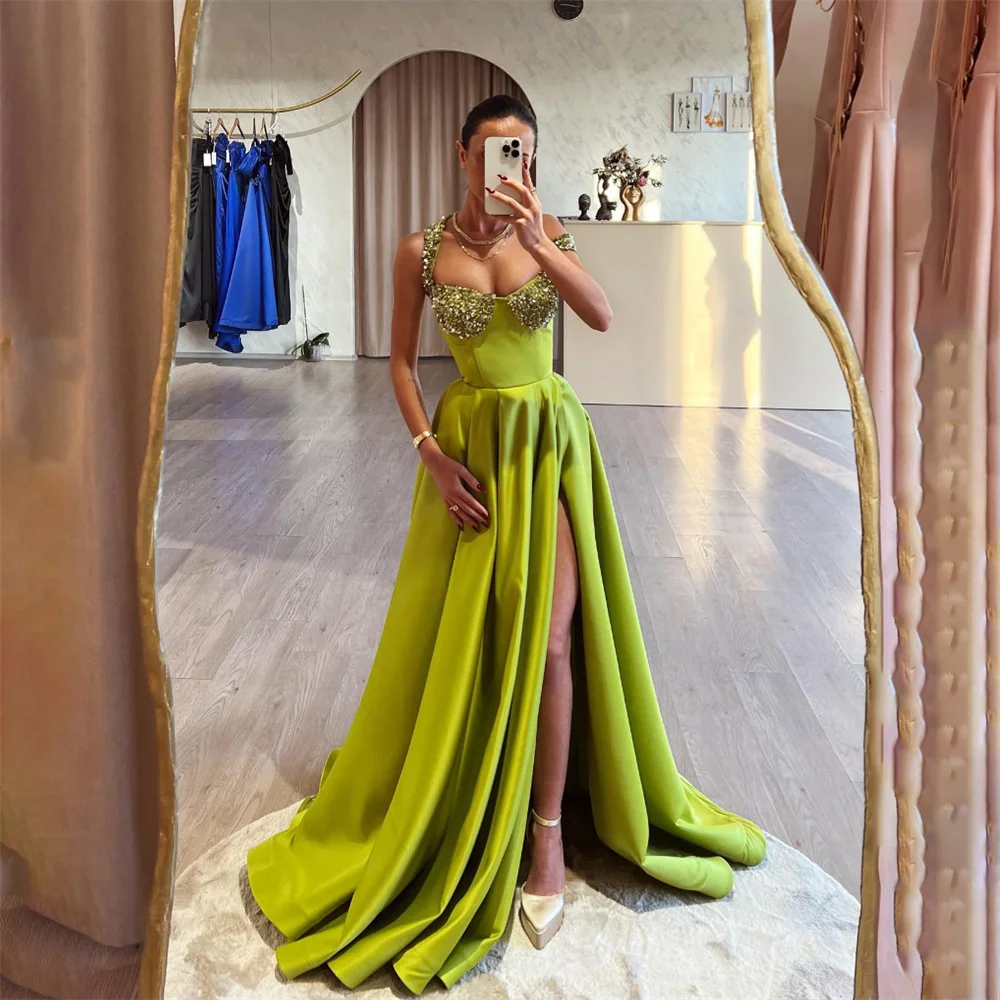 

Lily Stain A Line Special Occasion Dresses Off the Shoulder Sweetheart Formal Gown Shining Long Evening Dress vestidos de fiesta