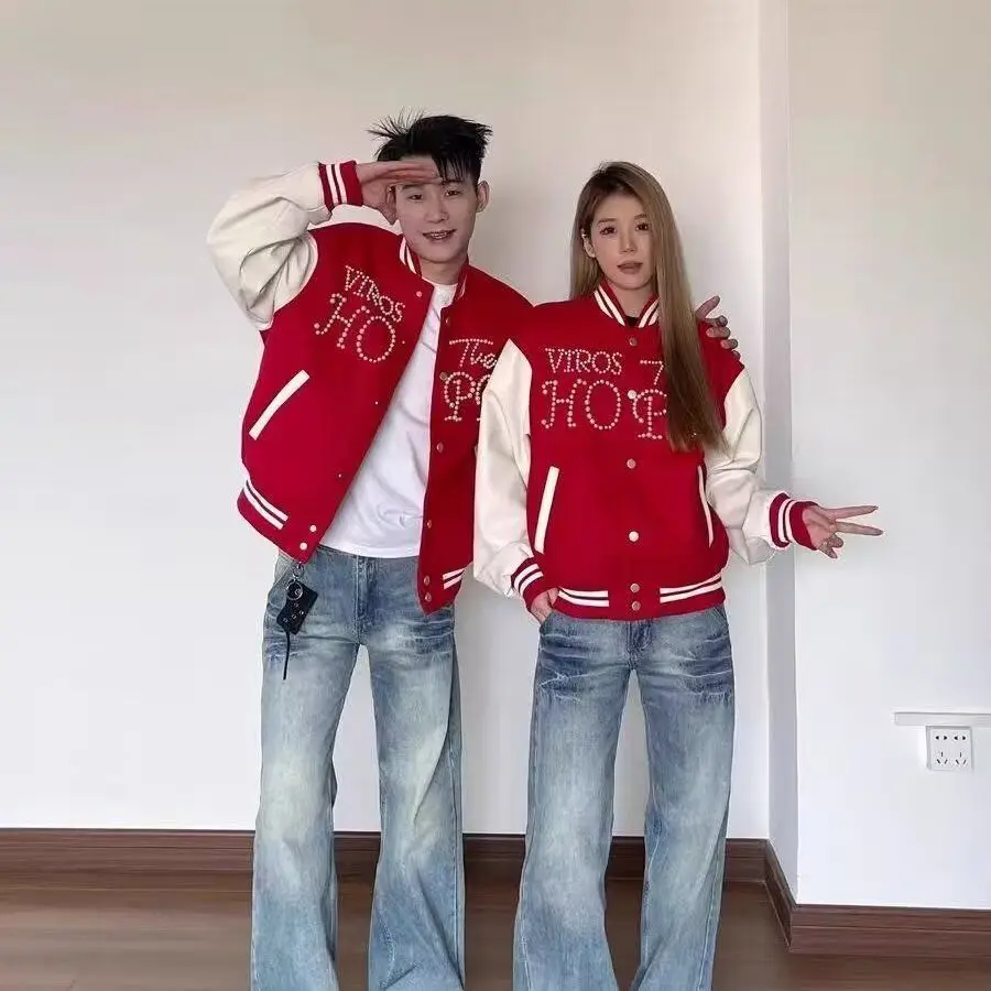 

Loose Fit Men's Jaet 2024 Spring Autumn Street Sle Hong Kong Faion High Street Trend Harajuku Korean Version Outerwear