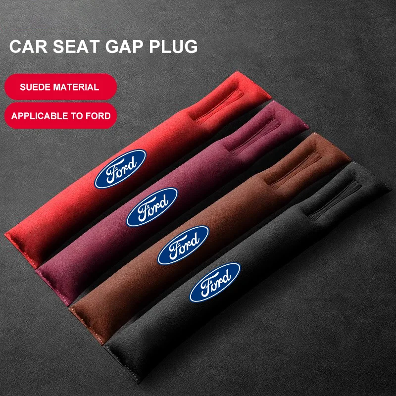 

Car Seat Gap Plug For Ford ST Racing RS Mustang Kuga Fiesta Fusion Mondeo Edge Transit Ecosport Focus Interior Accessories Suede