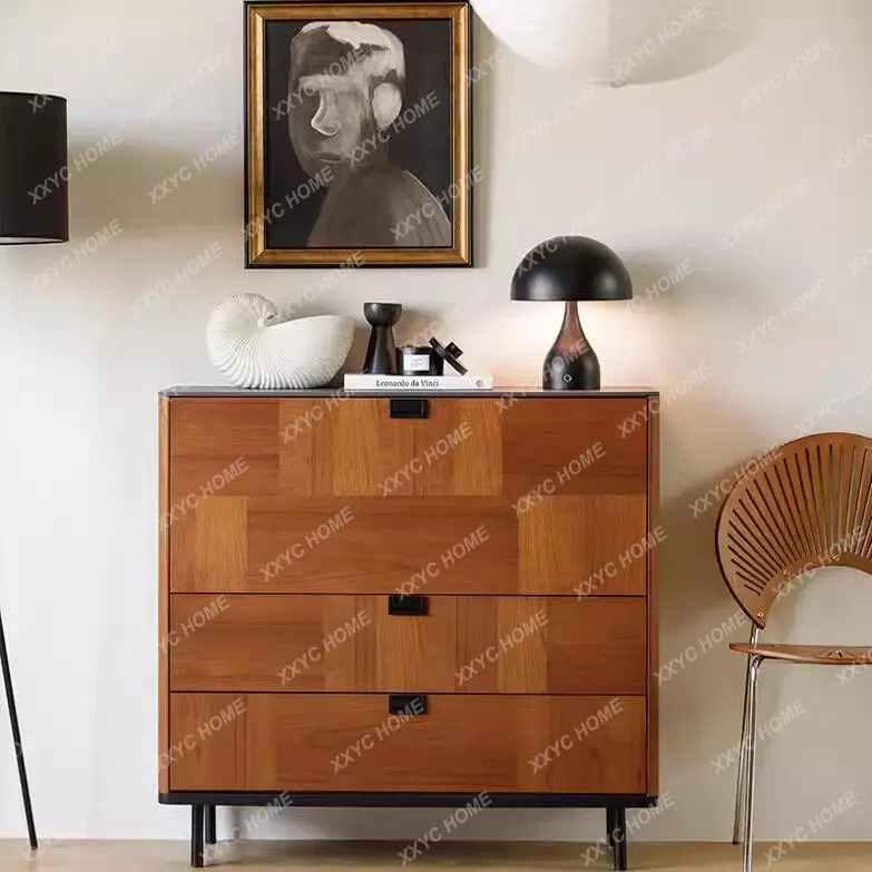 

Vintage-inspired entryway console table & artistic bedroom accent chest