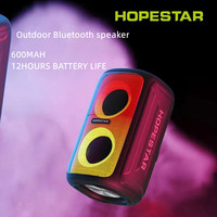 HOPESTAR 110 Mini Outdoor Bluetooth Speaker Waterproof LED Light TWS Stereo Surround Dual Bluetooth Speaker Portable Subwoofer