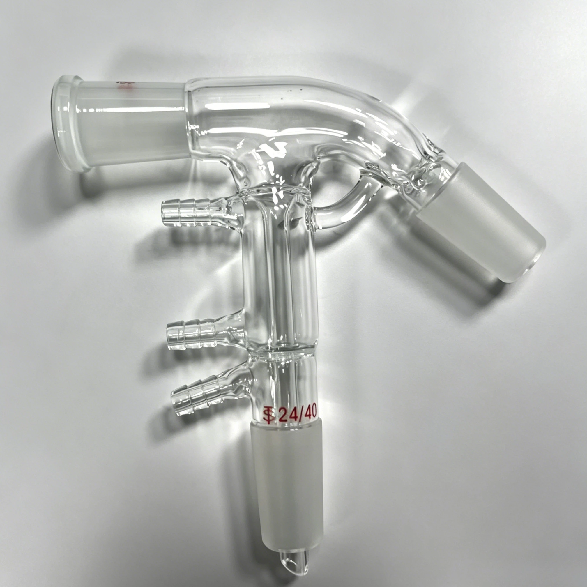 Image 4: Tête de micro-distillation en verre borosilicaté 24/40, appareil de distillation fractionnelle de laboratoire