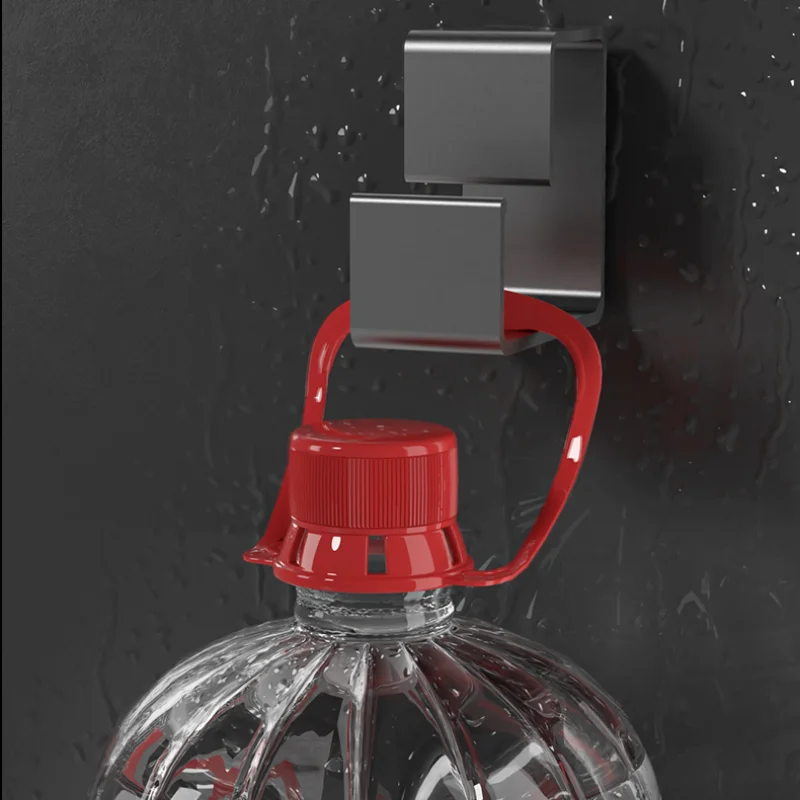 HOSpace-Crochets de Lavabo Muraux en Aluminium, Auto-Adhésifs de Cuisine, Supports à Ventouse