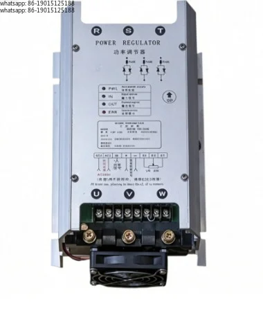 SCR Power Regulator 50A for Industrial Heating Equipment Control Fan Oven Shoe Machine Adjustable Voltage Controller