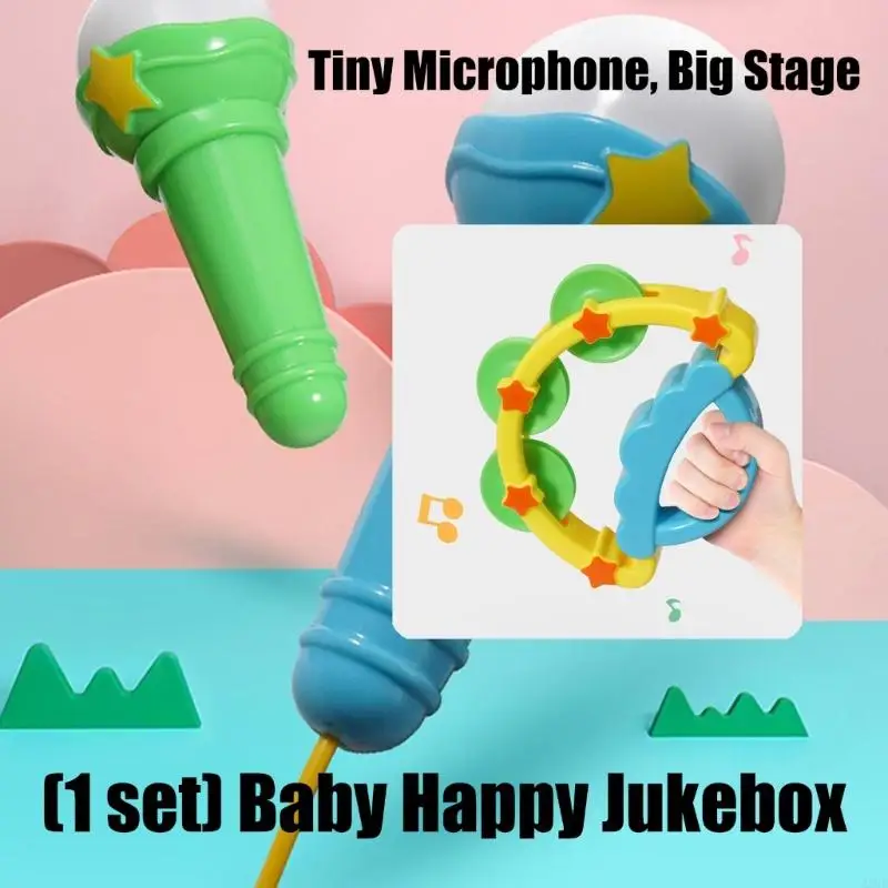 Leitor música elétrico educacional para crianças, desenvolvimento cognitivo auditivo, máquina karaokê, brinquedo canto
