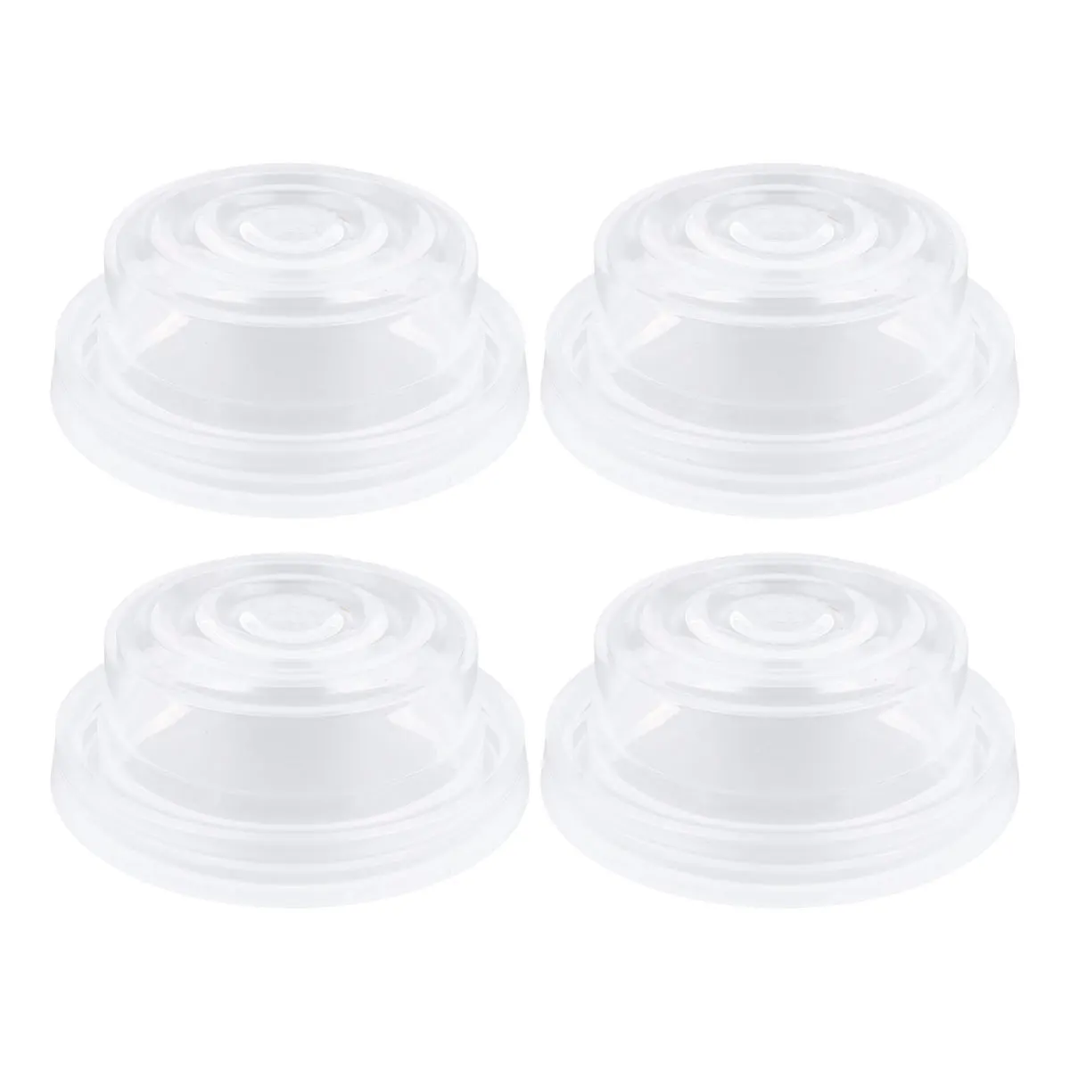 

4pcs Breast Pump Small Electric Milk Cylinder Chemical Free Suction Transparent Manual Silicone Pregnant Accessories