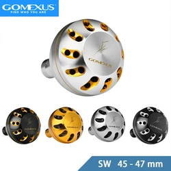 Gomexus güç düğmesi için 45mm Shimano Saragosa Stella SW Stradic FJ 4000 - 8000 iplik makarası kolu topuzu tipi B
