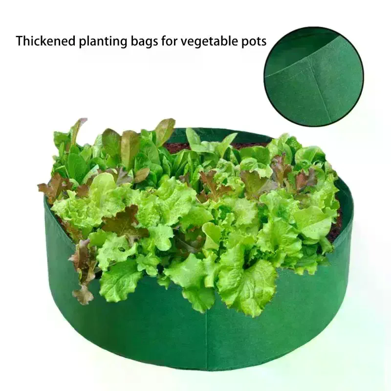 Thickened Planting Bags For Vegetables, Pots For Balconies And Gardens, Seedling Bags, Large Non-woven Fabric Planting Bags