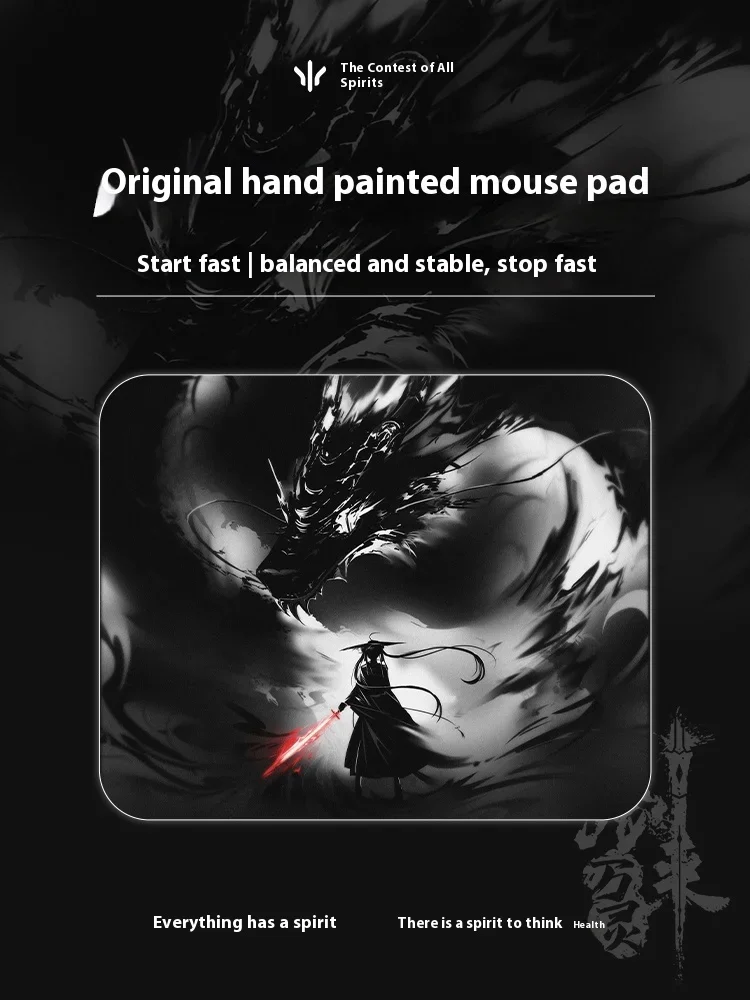 Wanling Wlmouse Sword X Mousepad Esports Pad Original Hand-Painted Table Desk Mat Mouse Mats Pc Accessory Laptop Pc Gamer Gifts