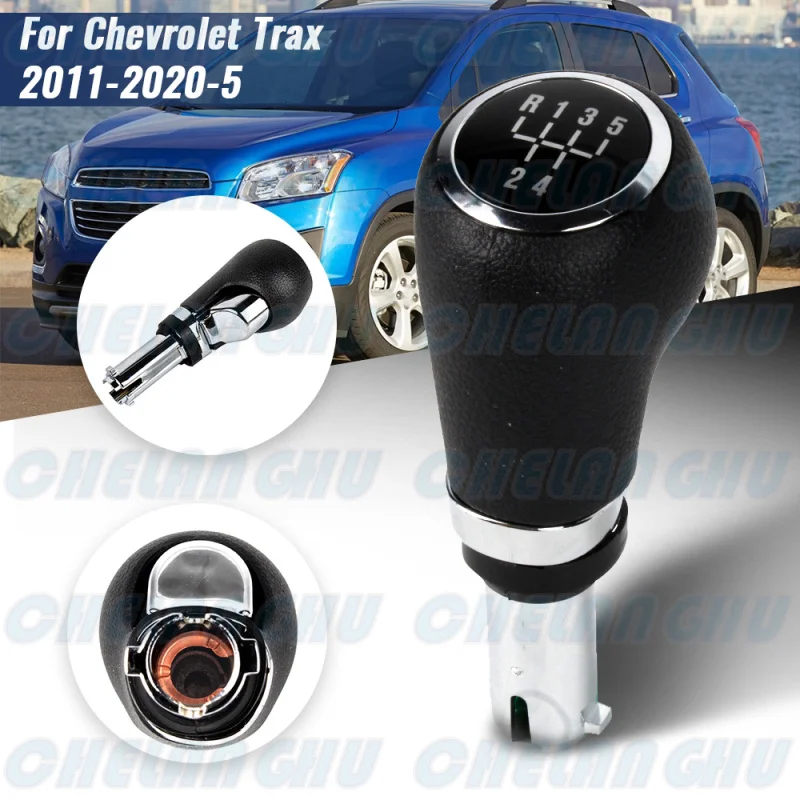 

5 Speed 8mm Gear Shift Knob For Chevrolet Trax 2011 2012 2013 2014 2015 2016 2017 2018 2019 2020 Car accessories