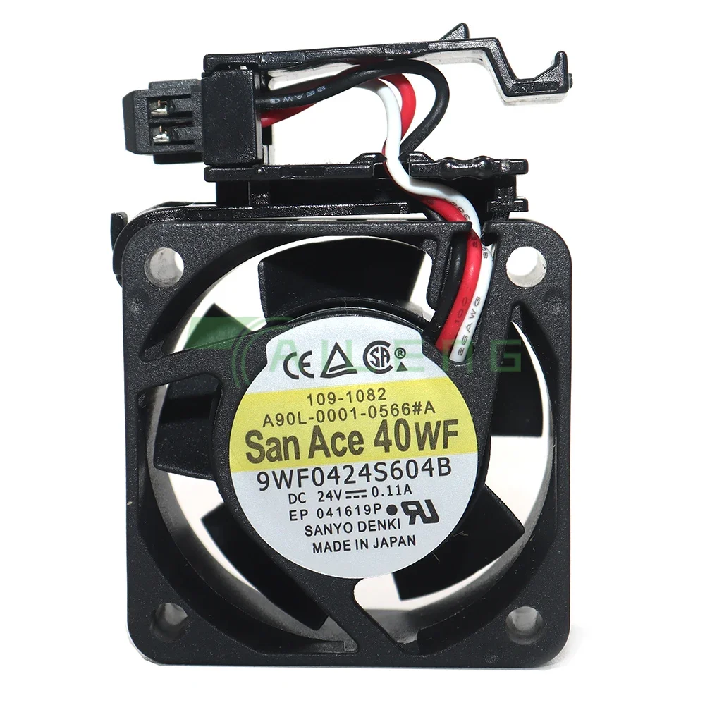 

A90L-0001-0566#A 9WF0424S604B Fanuc System Cooling Fan DC24V 0.11A 4020 Cooler Double-ball Bearing 40x40x20cm with Bracket P9JB
