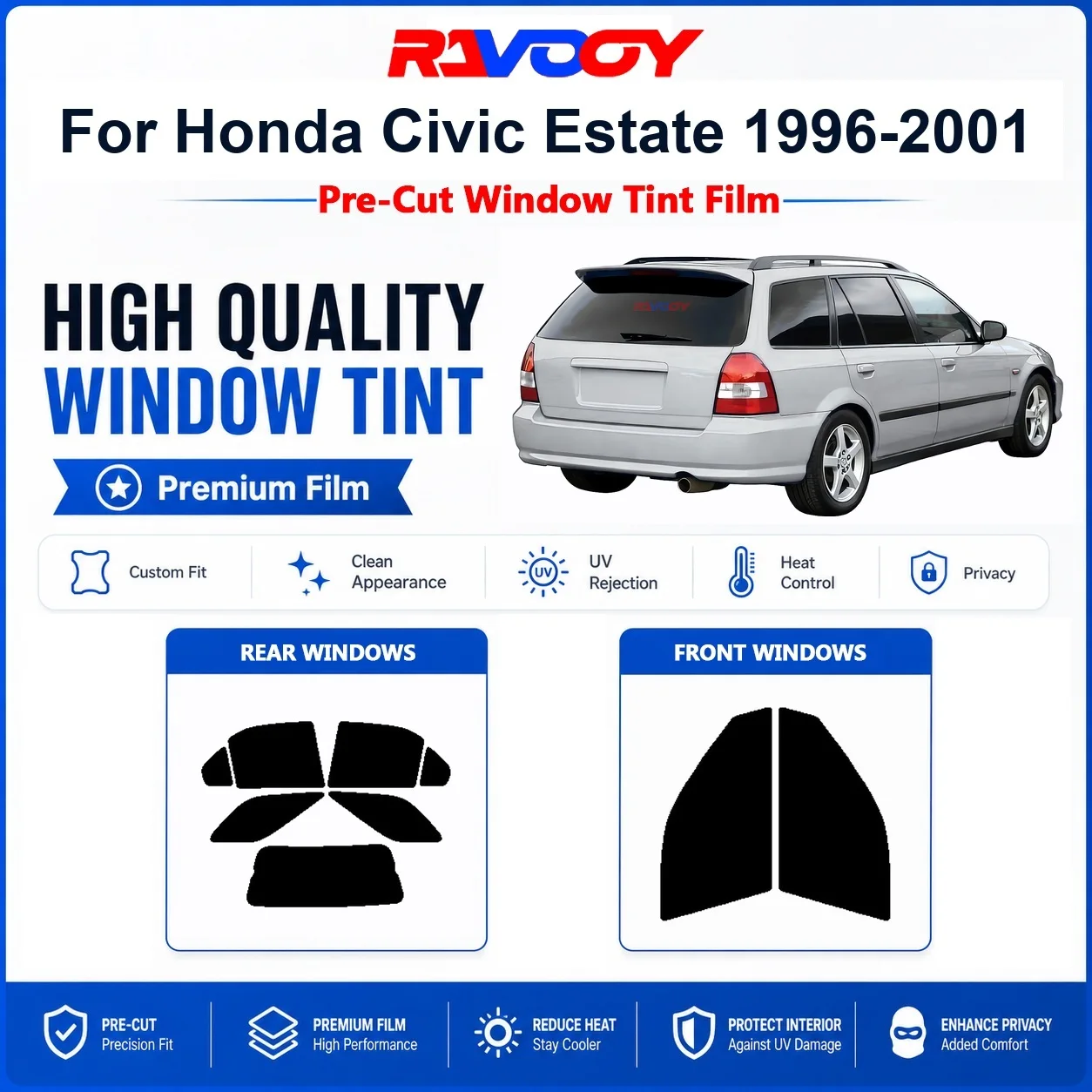premium-pre-cut-window-tint-for-honda-civic-estate-1996-2001-front-rear-windows-uv-heat-rejection-privacy-film