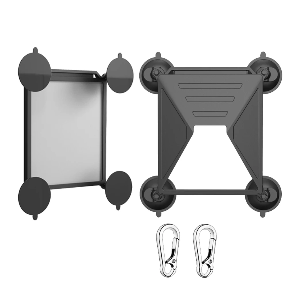 1pc Protective Cover With Suction Cup For Starlink Mini Black Silicone Strong Suction Cup Adjustable Portable Bracket Kit