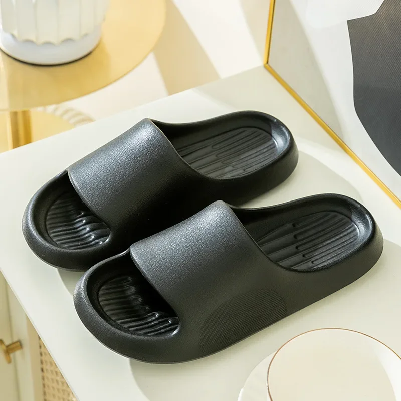 Thick Platform Bathroom Home Slippers Women/men Fashion Soft Sole EVA Indoor Slides 2024 Summer Non-slip Flip Flops Size 36-51