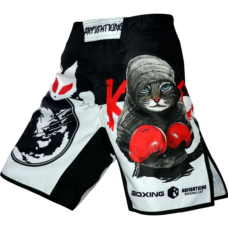 Sanda MMA Fight Comprehensive Fighting Kick Boxing Training Shorts Boxing Suit Sports Fitness Muay Thai Martial Arts