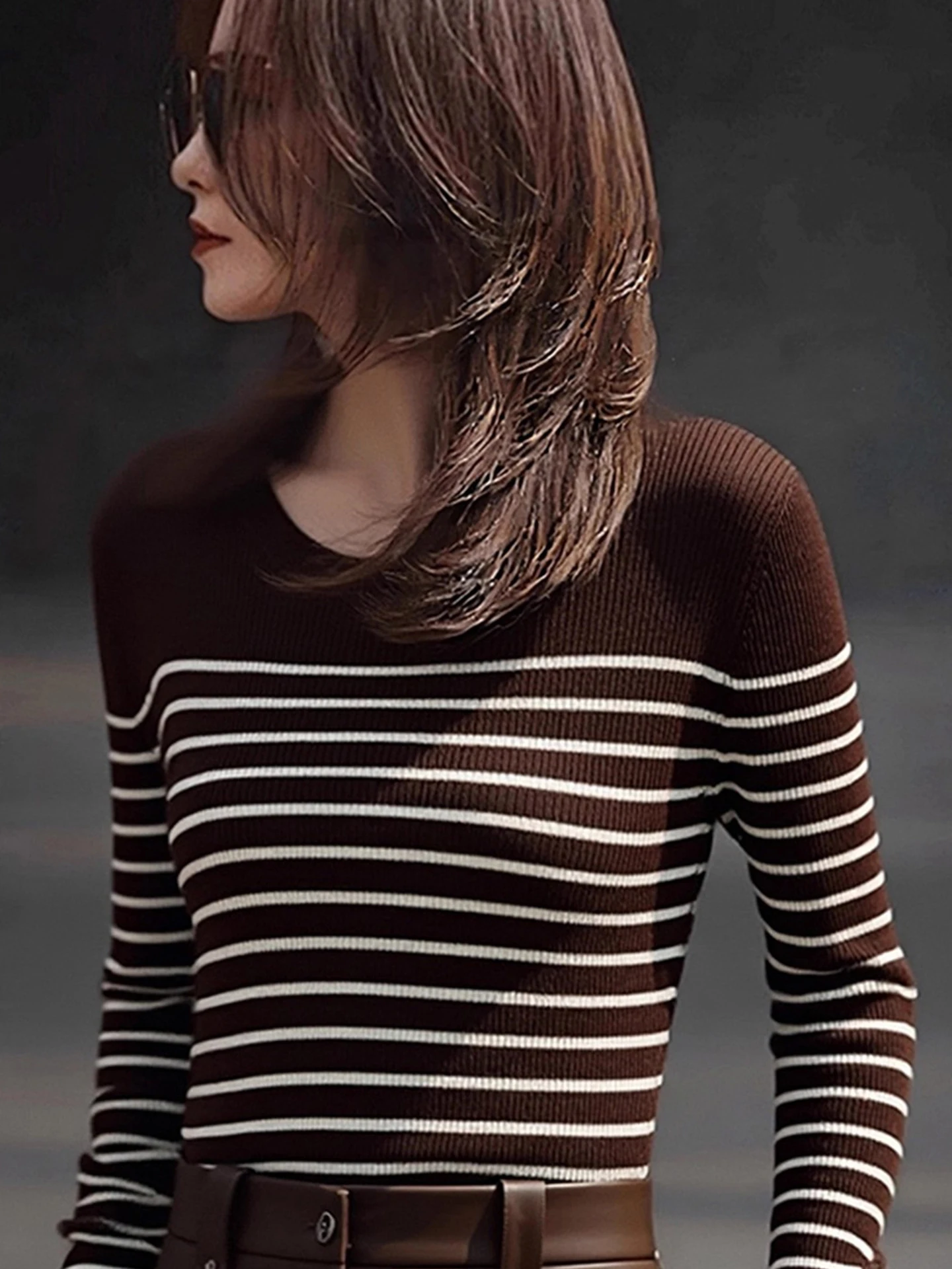 الراقية سليم صالح شريط طويل Sve قاعدة irt مريحة محبوك أعلى لخريف شتاء تخفيف فريد Sle ملابس داخلية #3