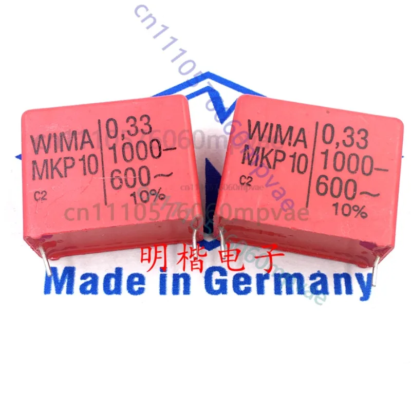 WIMA Germany Capacitor MKP10 1000V 0.33UF 1000V334 330NF Pitch 27.5mm