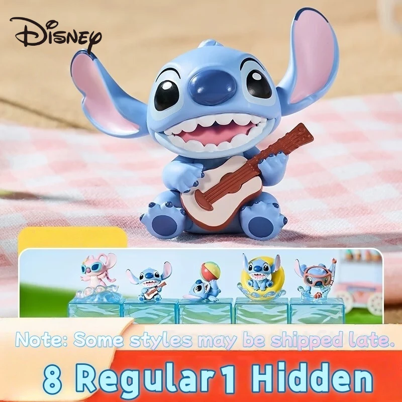 

Lilo and Stitch Disney Summer Party Series Dolls Kawaii Cartoon Anime Printed Accessories Doll Decorations Men and Women's Gifts