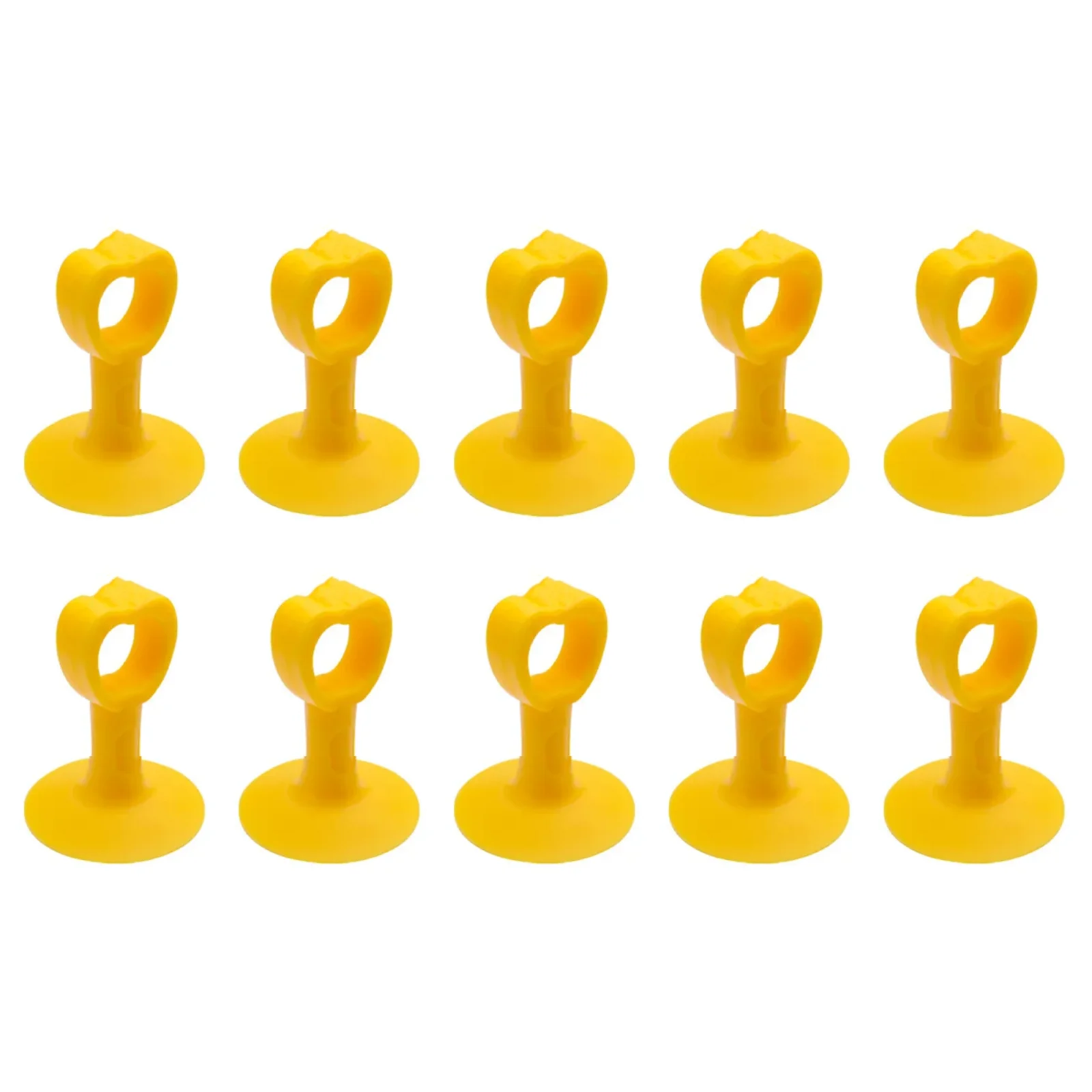 Silicone Anti-Collision Door Stopper, Door Handle Cover, Protection Pad, Wall Door Protection, Porta Knob Bumper, Ventosa Tipo, 10Pcs por Conjunto