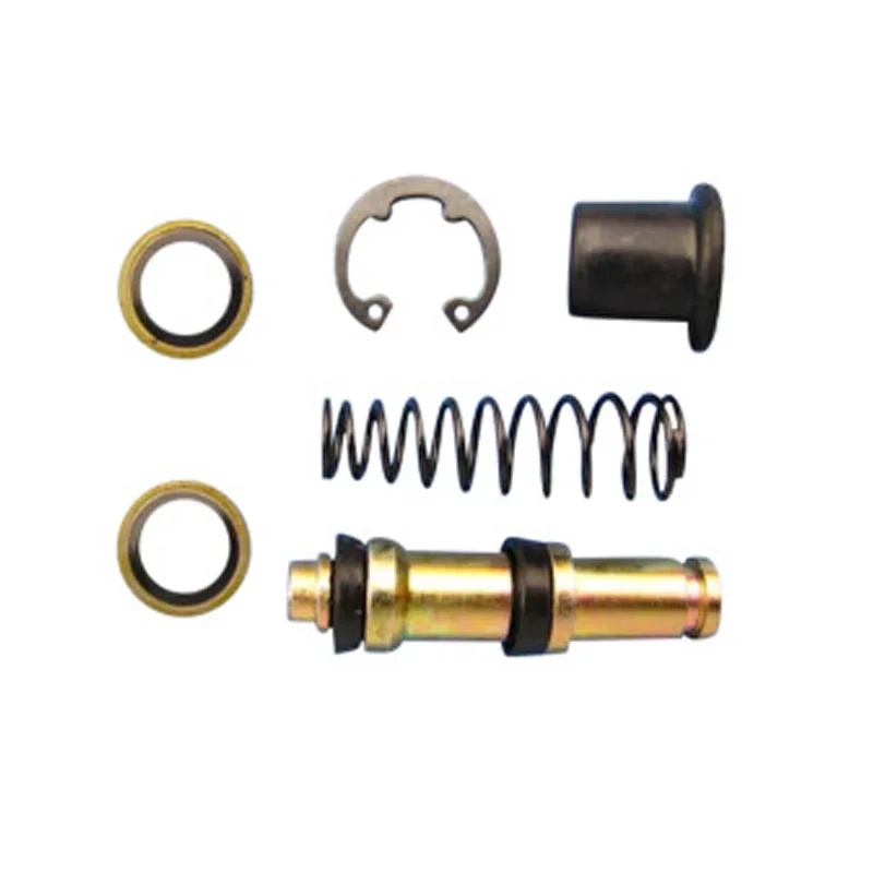 Bomba de freio para scooter de motocicleta, cilindro mestre dianteiro e traseiro, pistão, vedação de óleo, tigela de couro, kit de reparo 14mm 12.7mm 11mm