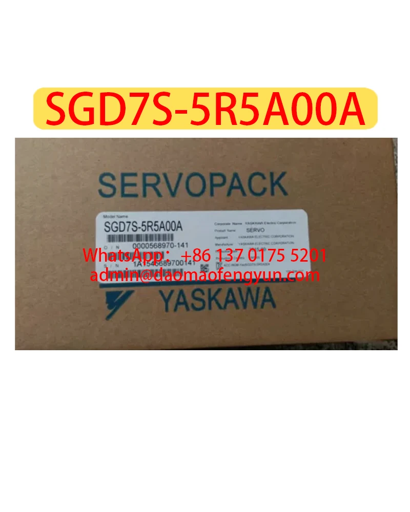 

SGD7S-5R5A00A Совершенно новый сервопривод SGD7S 5R5A00A, быстрая доставка