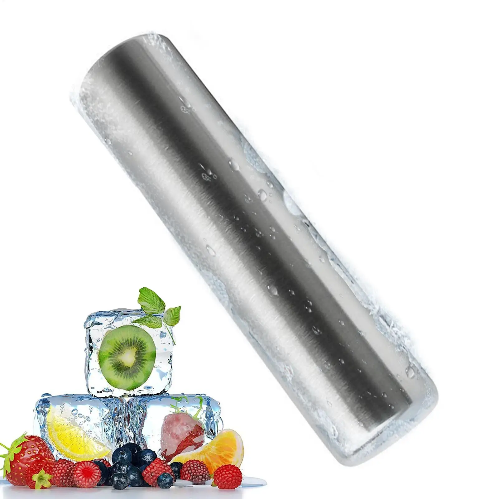 Stainless Steel Ice Pack Reusable Travel Coolers Portable Coolers Rapid Freezing Metal Freezer For Coffee Kitchen
