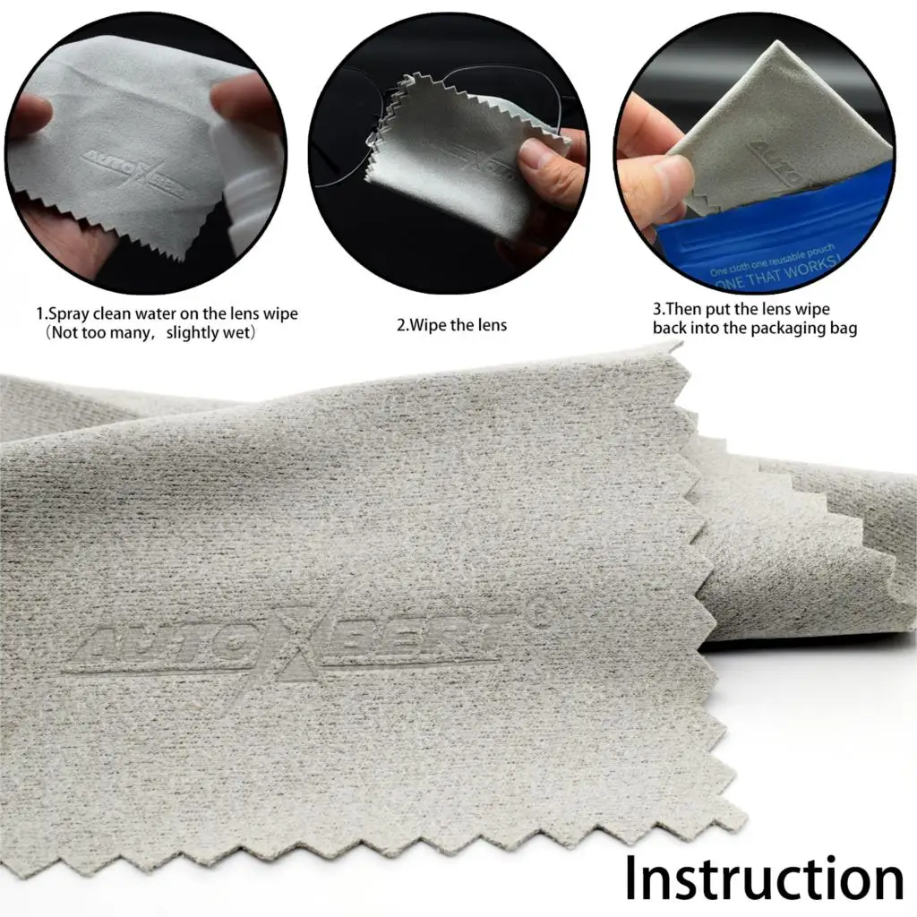 Reusable Anti-Fog Lens Wipes Anti Fog Glasses Lens Cloth Mask Cleaner Car Rearview Mirror Defogger Sport Swimming Goggles Helmet