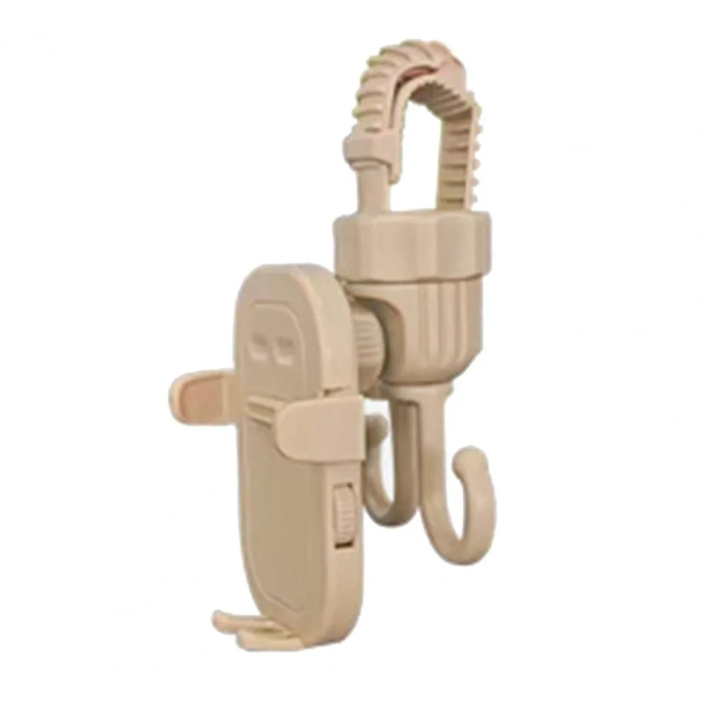

2 in 1 Baby Stroller Hooks Rotatable Creative Stroller Phone Holder Multifunctional Phone Support Adjustable Shopping Pram Hook