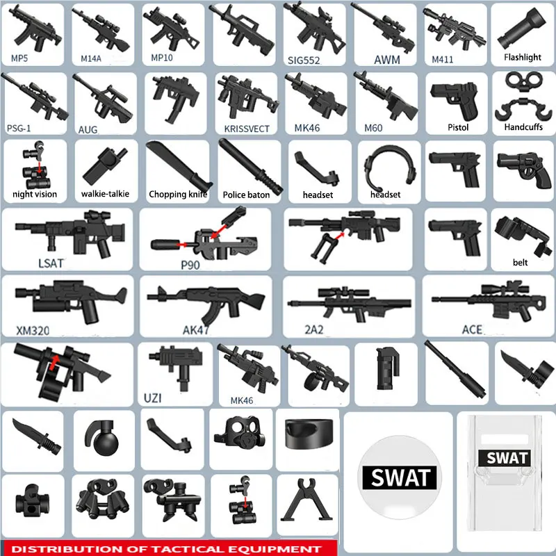 ทหารอาร์เซนอลพิเศษ FORCE WW2 ทหารทหาร Corp War Army MINI ปืนอาวุธรุ่น Building Block ของเล่น