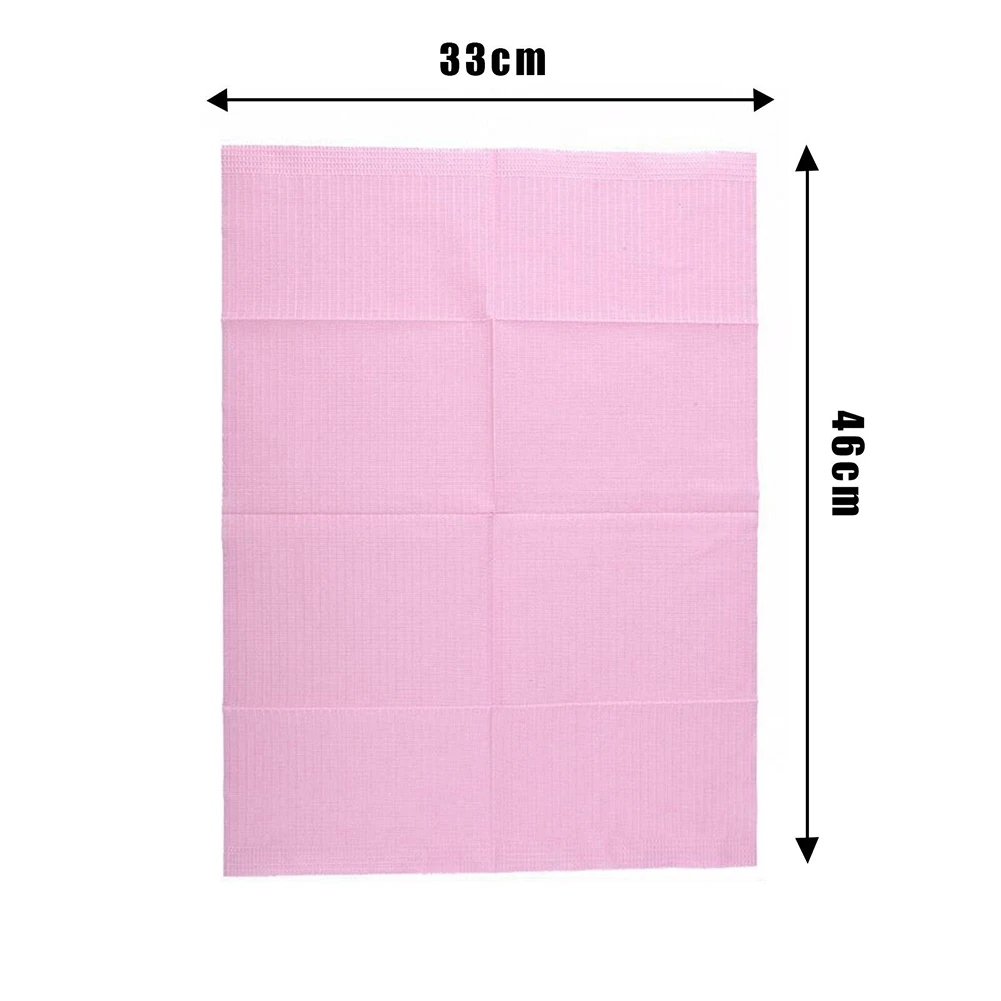 125 PCS Waterproof Nail Art Table Towels Mat Paper Foldable Manicure Table Cushion Dental Spread Towel Nails Cleaning Hand Mat