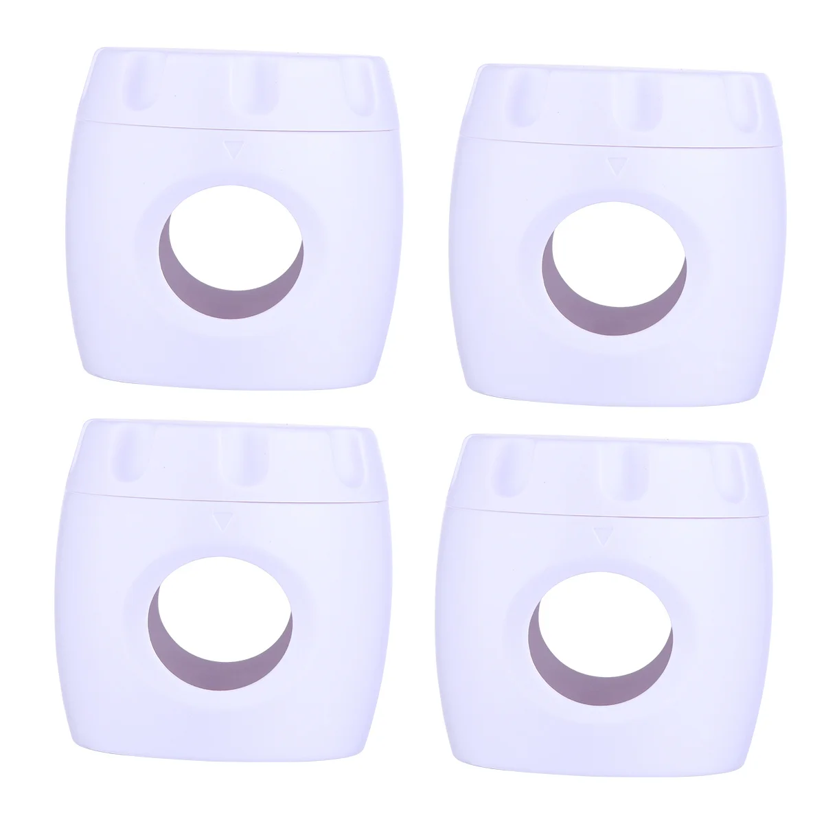 4 قطعة أقفال مقبض الباب حامي آمن للأطفال سهلة للبالغين يصعب للأطفال الصغار تصميم مضاد للتصادم مقبض الباب غطاء أمان