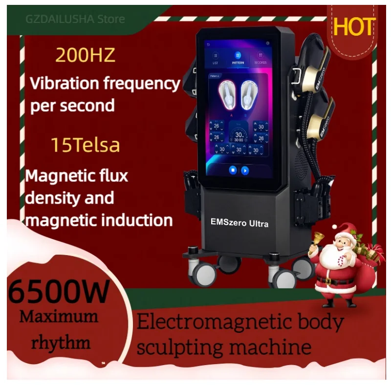 Emszero Machines  15 T Professional 6500W Portable  Body Slimming Nova  Mini Muscle EMS Electromagnetic Stimulate