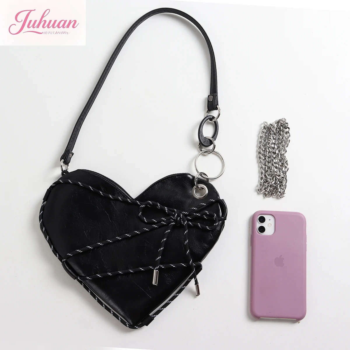 Tas Bahu Cinta Musim Semi Musim Panas Tas Kurir Mini Hitam Gaya Keren Manis Gadis Rempah Milenium Tas Ketiak Wanita Pesta Harian