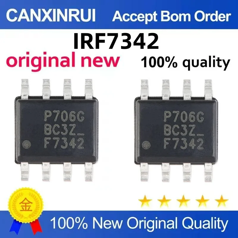 (10-300 piezas) IRF7342TRPBF IRF7342 F7342 SOP8 nuevo Snap and go