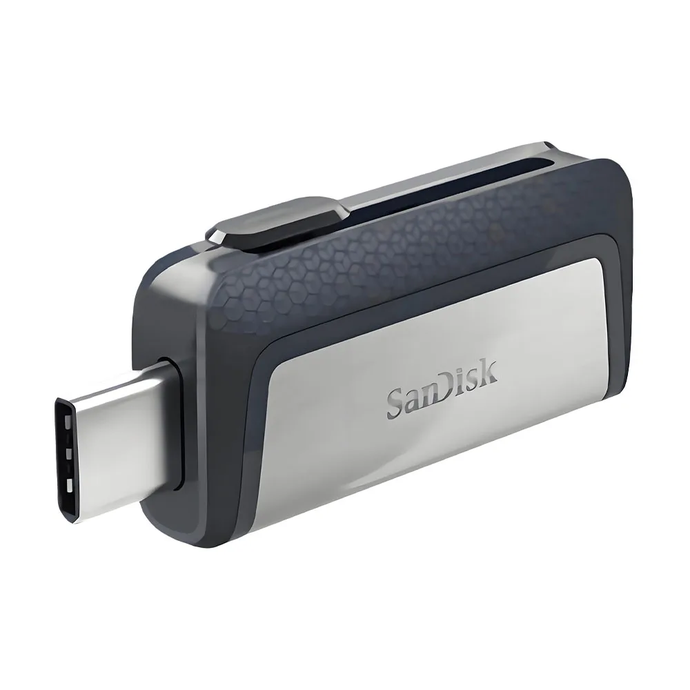 SanDisk 2-in-1 Ultra Dual Drive USB Type-C 64G 128G 256GB OTG USB3.1 أداء ما يصل إلى 150 ميجابايت/ثانية Dual USB Type-C وUSB Type-A