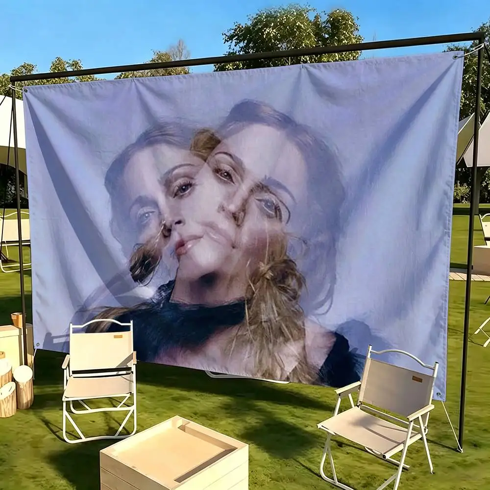 M-Madonna Confessions I Feel So Free  Flag Suitable For Party Club Outdoor Interior Wall Decoration Banner Fans Gift