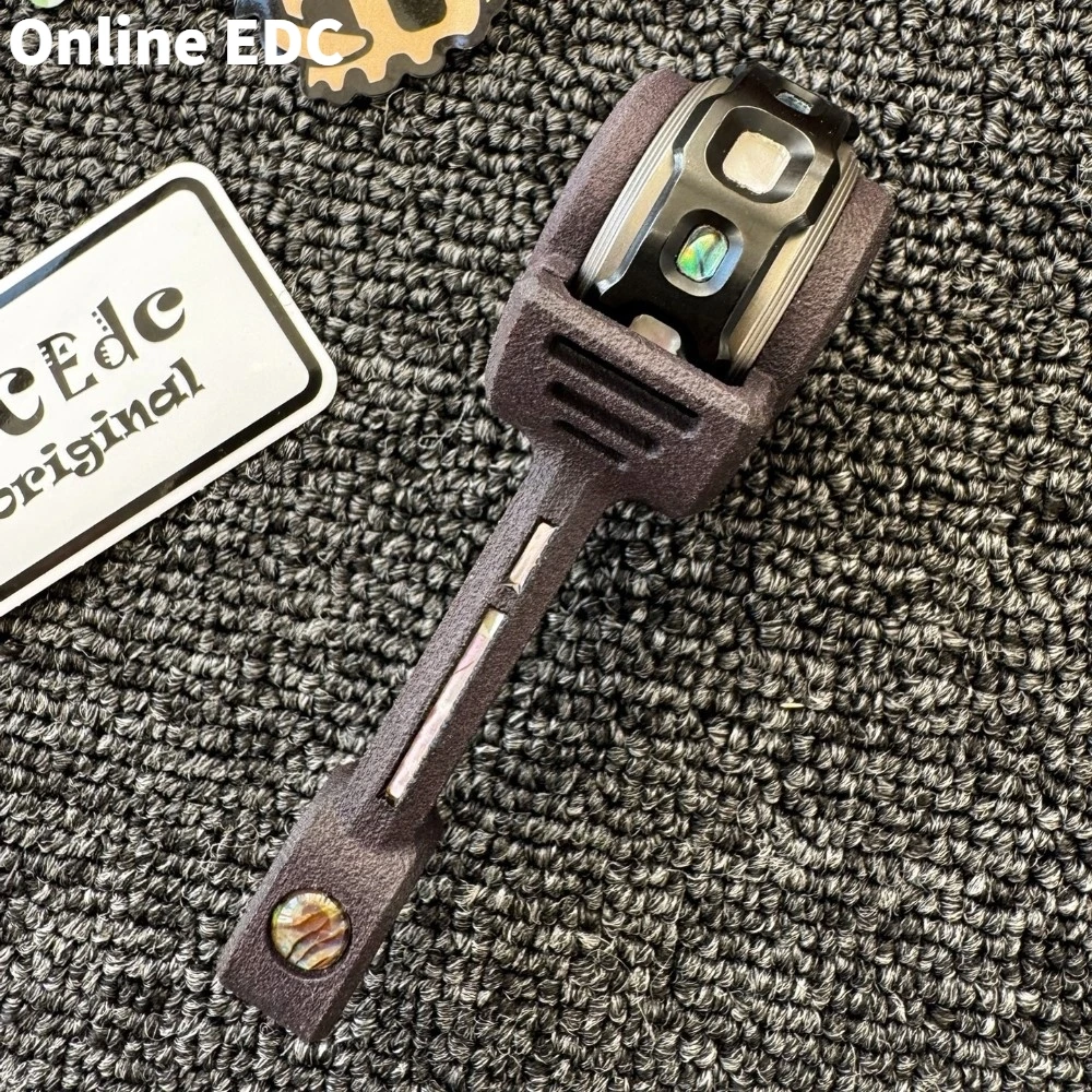 Giocattoli EDC usati ACEdc Disegni originali Shadow Ralder IITitanium Anello nero Spinner Giocattoli agitati per adulti Gadget per alleviare l'ansia