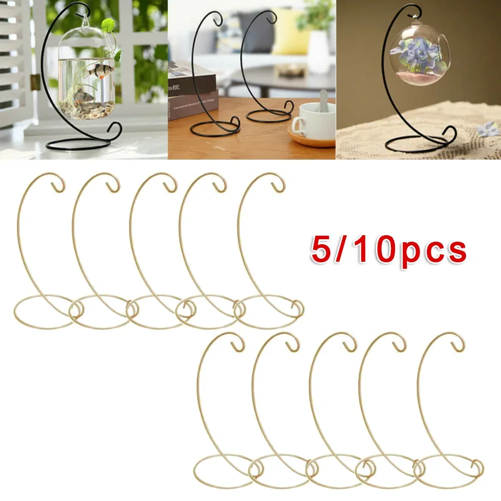 

L Shape Iron stand Iron stand Metal Ornament Hanging Display Stand Bauble Holder Christmas Decoration Golden Fashion New