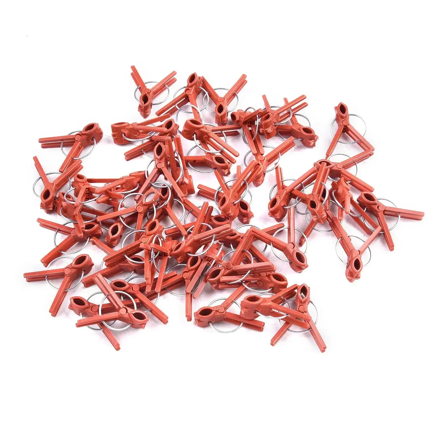 50PCS Clip per innesto di piante strumento per giardinaggio in plastica supporto per piante per vite giardino serra verdure anguria