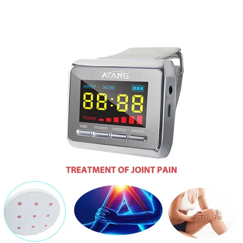 Electronic acupuncture instrument lllt laser therapy apparatus blood pressure monitor watch low level laser therapy watch