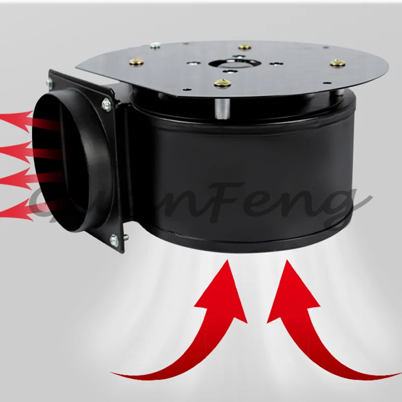 

Special fan for exhaust pipe Upper exhaust fan