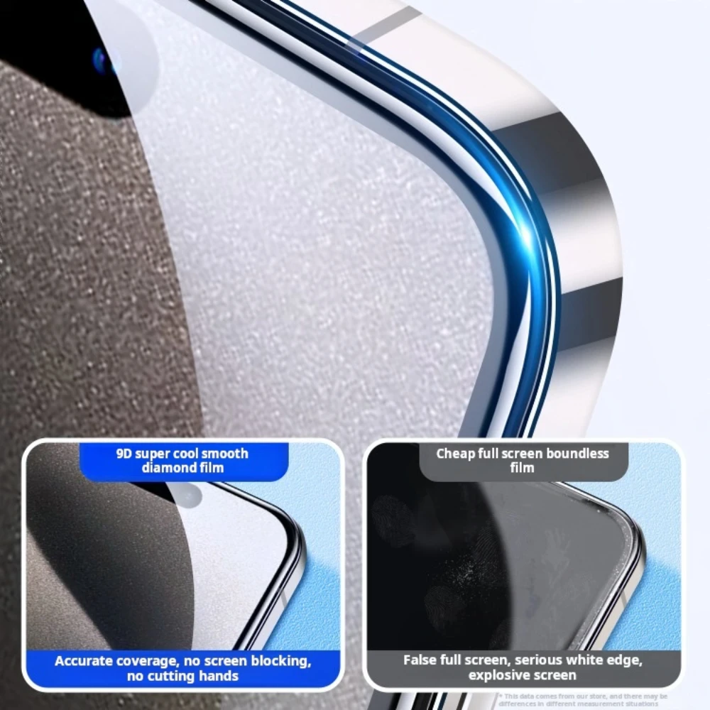 

Suitable for Apple 15pro tempered film, 16promax anti peeping film, 13 anti blue light, 14plus protection, 12 film, 11