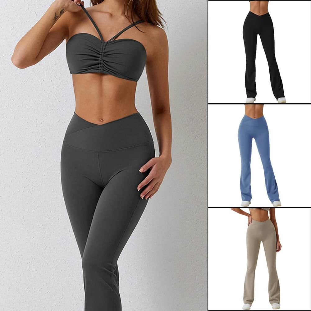 

Women's High Waist Pants Slim-Fit Abrasion Resistant Pants For Running